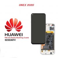 Нов 100 % Оригинален LCD Дисплей за Huawei P40 Lite  2020 JNY-LX1Дисплей + Тъч скрийн + Рамка + Бате, снимка 1 - Резервни части за телефони - 32861472