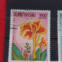 Пощенски марки чиста комплектна серия Цветя 1983г. Пощта Гвинея Бисау за колекция - 22521, снимка 2 - Филателия - 36658101