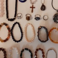 Промоция! Гривни,колиета,пръстени-естествени камъни, снимка 3 - Колиета, медальони, синджири - 32391864