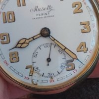 Уникален джобен Musette,WW1,военен часовник, снимка 4 - Антикварни и старинни предмети - 43925166
