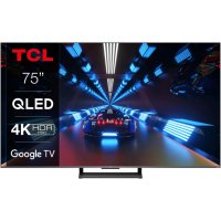 TCL 75C645, 75" (189 см), Smart Google TV, 4K Ultra HD, Клас G, QLED, снимка 5 - Телевизори - 40773244
