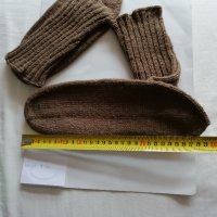 Вълнени чорапи ръчно плетиво, снимка 10 - Други - 43871036