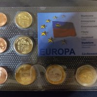 Лихтенщайн 2004 - Пробен Евро сет, снимка 1 - Нумизматика и бонистика - 37787296
