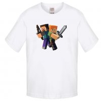 Детска тениска майнкрафт Minecraft 6, снимка 5 - Детски тениски и потници - 32697331