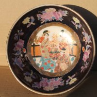 Ръчно рисувана купа ''Satsuma'', снимка 4 - Антикварни и старинни предмети - 43659520
