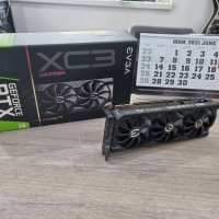 Видеокарта RTX EVGA 3090 XC3, снимка 3 - Видеокарти - 33192377