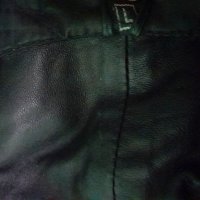 Дамско черно кожено яке, снимка 6 - Якета - 43837060