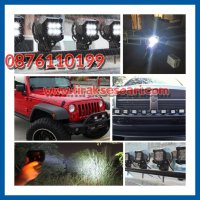 2 БРОЯ, 18W, 12-24V LED BAR, LED БАР, LED фар, диодни фарове, халогени, снимка 2 - Аксесоари и консумативи - 27034323