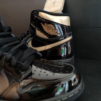 Нови Обувки Nike Air Jordan 1 Metalic  High оригинални перфектни Кецове Маратонки Обувки размер 43 , снимка 11 - Други - 37636499