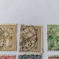 Пощенска марка 6бр-Лот Швейцария, снимка 3 - Филателия - 40019582