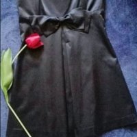 Нова, с етикет черна рокля от сатен ПРОМОЦИЯ👗🍀 М/L,L👗🍀арт.1041, снимка 2 - Рокли - 26785758