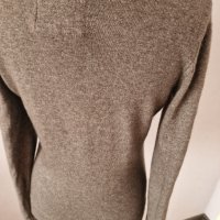 Фин вълнен пуловер ЕSPRIT в сиво каре - 14,00лв, снимка 5 - Блузи с дълъг ръкав и пуловери - 44018964
