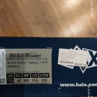 HAIX Тактически обувки Black Eagle 2.0GTX LOW , снимка 2 - Други - 43273892