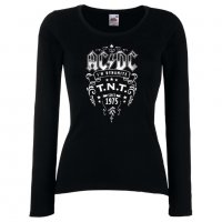 Дамска тениска AC DC 5 металска рок тенска , снимка 1 - Тениски - 35002202