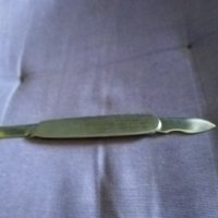 Джобно ножче винтидж немско GML Rostfrei  DDR Germany 83x57mm без луфт, снимка 4 - Ножове - 35259586