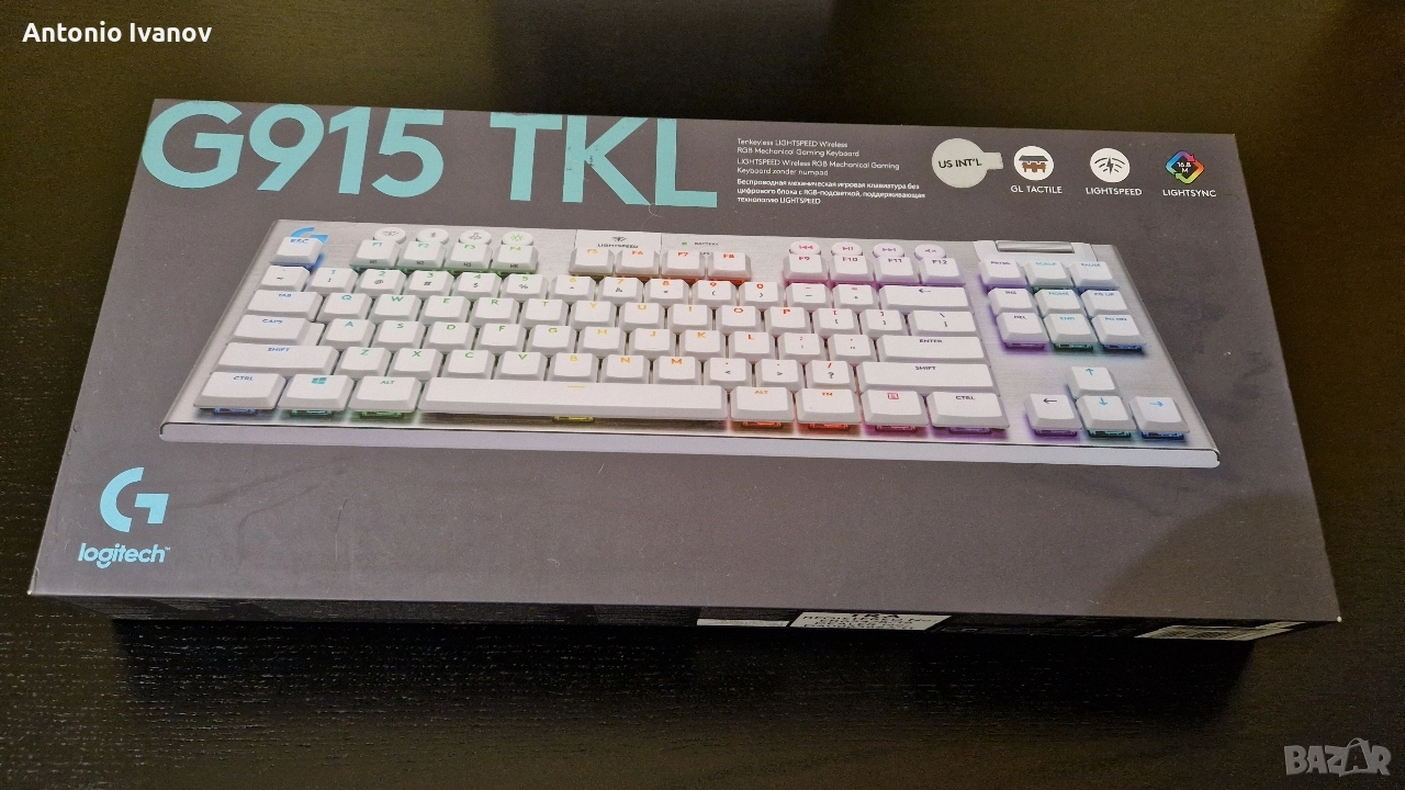 Безжична клавиатура G915 TKL, снимка 1