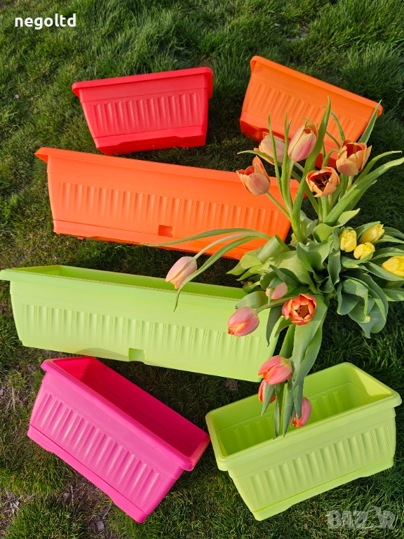 ПРОМОЦИЯ 4бр сандък 30 см + 2бр сандък 51 см = 19.90лв! ЦВЕТНИ САНДЪЦИ ЗА ЦВЕТЯ!ЦВЕТЕН САНДЪК, снимка 1