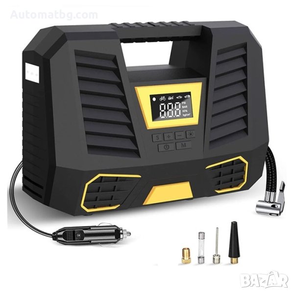 Компресор за гуми Automat, Дигитален, 12V, 150Psl, снимка 1