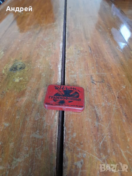 Стара кутия от Грамофонни игли, снимка 1