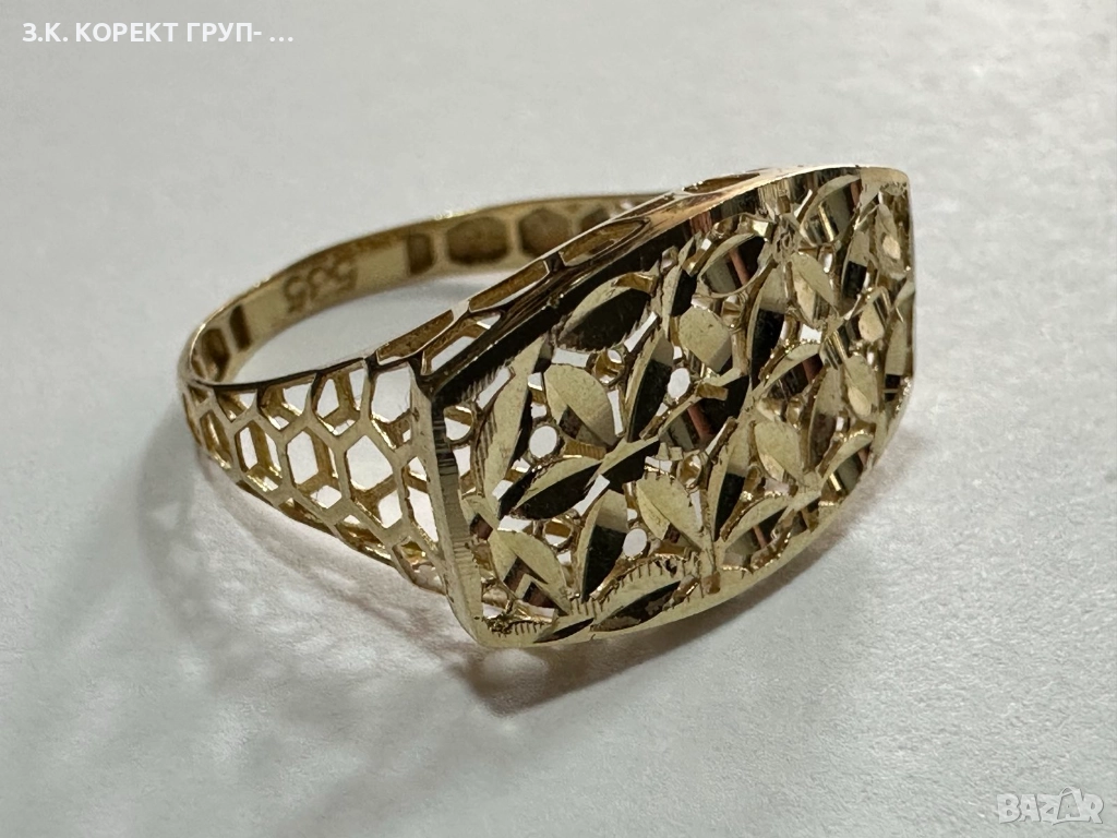 Златен пръстен 14к, 1,72гр, снимка 1