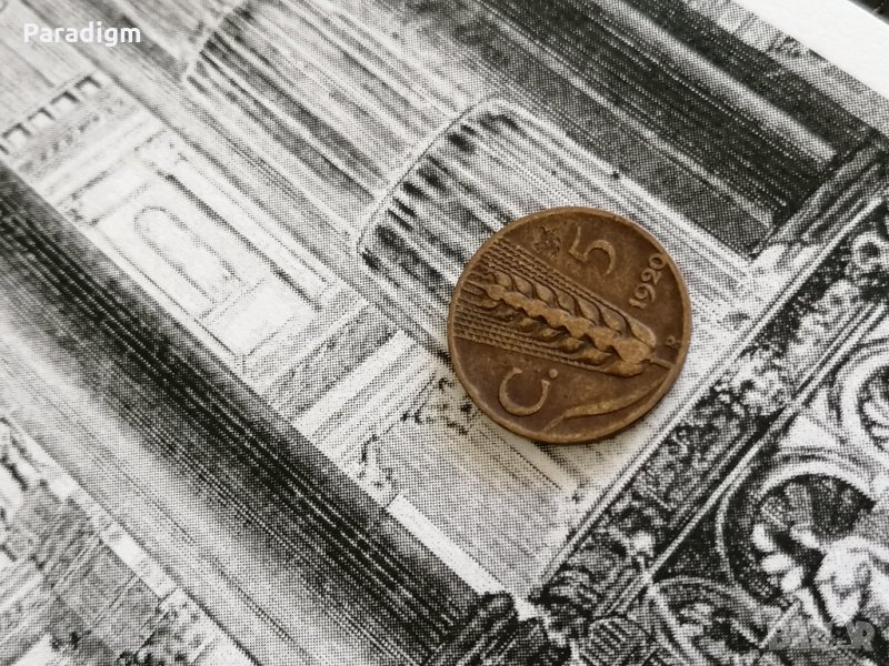 Монета - Италия - 5 чентесими | 1920г., снимка 1