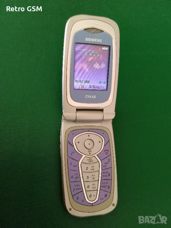 Siemens CFX65 без заден капак (БГ меню/отключен/нова батерия), снимка 1