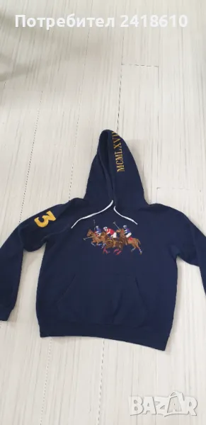 POLO Ralph Lauren Racing Horses Hoodie Womens Size L ОРИГИНАЛ! Дамски Суичър!, снимка 1