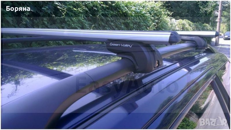 Аеродинамични Алуминиеви товарни греди Trek CC 120 см. Аеродинамичен профил с формата на крило. Перф, снимка 1