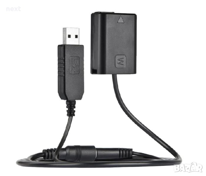 Батерия NP-FW50 Dummy Sony NEX-3/5/6/7, a7 a7R a7II A6000 A6300 - USB, снимка 1