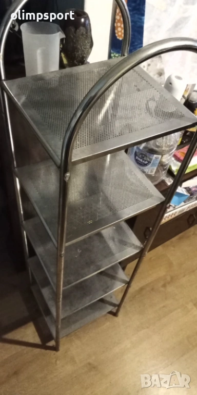 етажерка метална  40х40см височина 1.60м, снимка 1