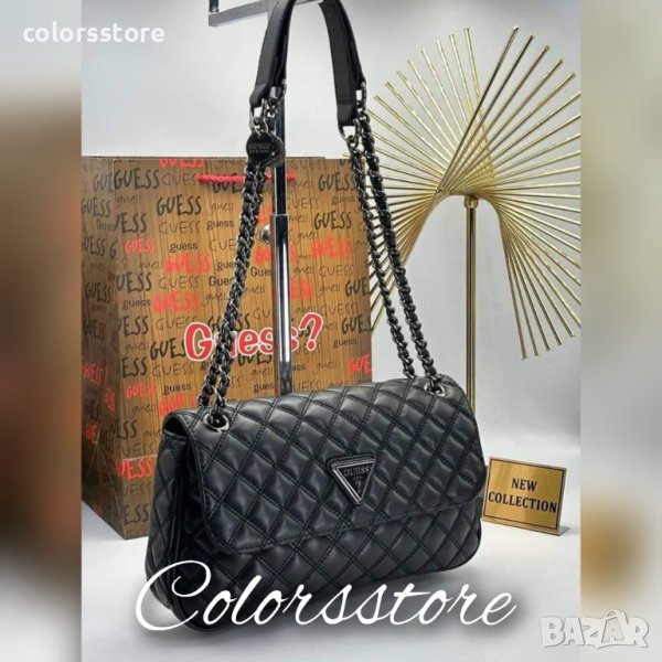Луксозна черна чанта Guess/SG-E85, снимка 1