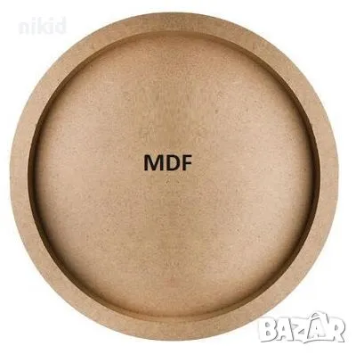кръгла кръг МДФ MDF крафт рамка за декориране колаж пано, снимка 1