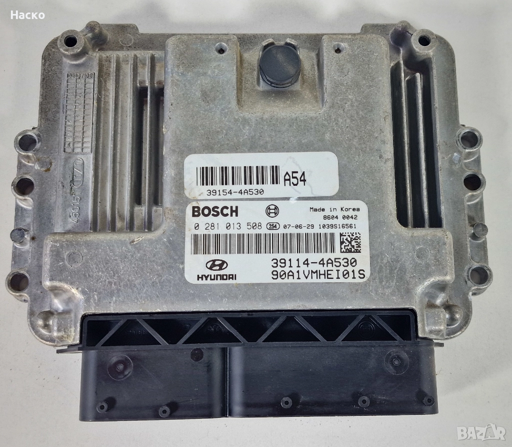 Компютър ECU Хюндай Х1 Старекс Hyundai H1 Starex 2.5 CRDI 0 281 013 508 0281013508 39114-4A530, снимка 1