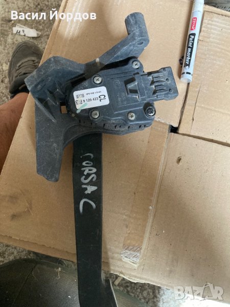 ПОТЕНЦИОМЕТЪР ГАЗ , Педал Газ ОПЕЛ КОРСА-Ц OPEL CORSA-C  9 129 423, снимка 1