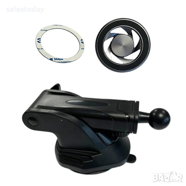 Поставка за телефон за кола, Магнитна+ вендуза , снимка 1