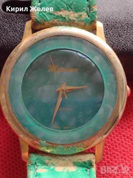 ДАМСКИ ЧАСОВНИК MASINO QUARTZ JAPAN MOVT МНОГО КРАСИВ СТИЛЕН ДИЗАЙН 33193, снимка 1