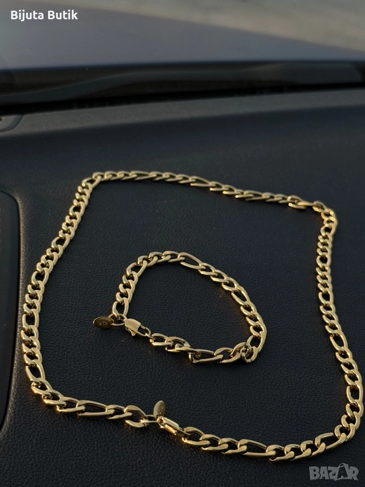 Масивен Комплект Картие 18К печат! Не променят цвета си., снимка 1