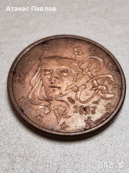 5 Евроцента Франция 2007, снимка 1