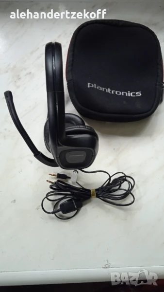 Слушалки Plantronics Audio 355, черен - 79730-05, снимка 1