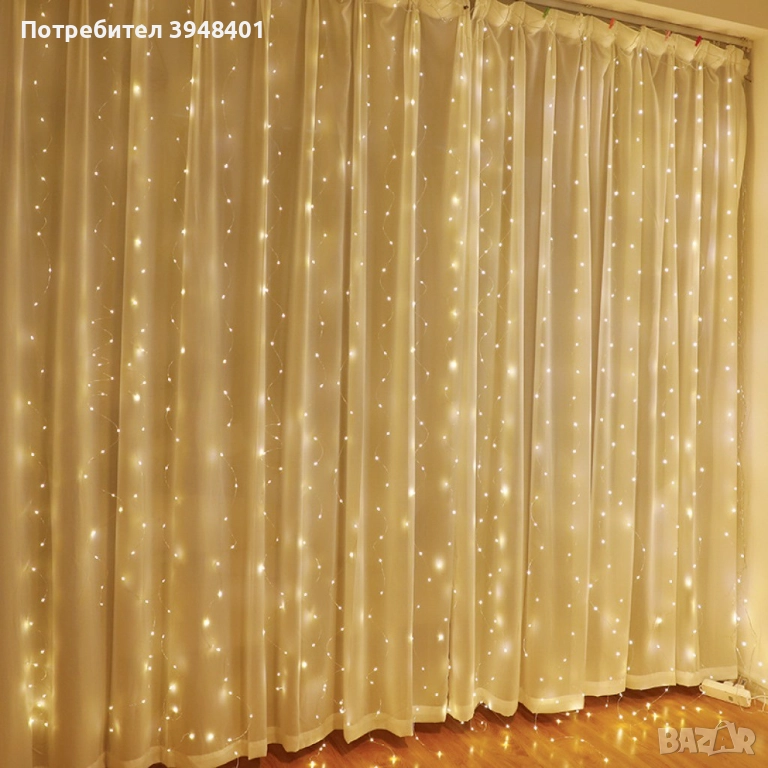 Коледна завеса, снимка 1