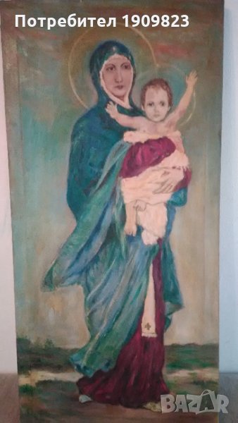 Стара картина икона , снимка 1