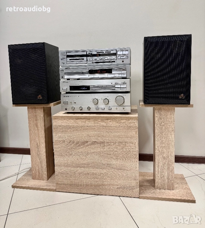 🔊Ретро аудио система сет PIONEER - сива серия - усилвател, дек, cd, тунер и тонколони Pilot🔉, снимка 1