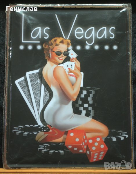 Метална табела Las Vegas, снимка 1