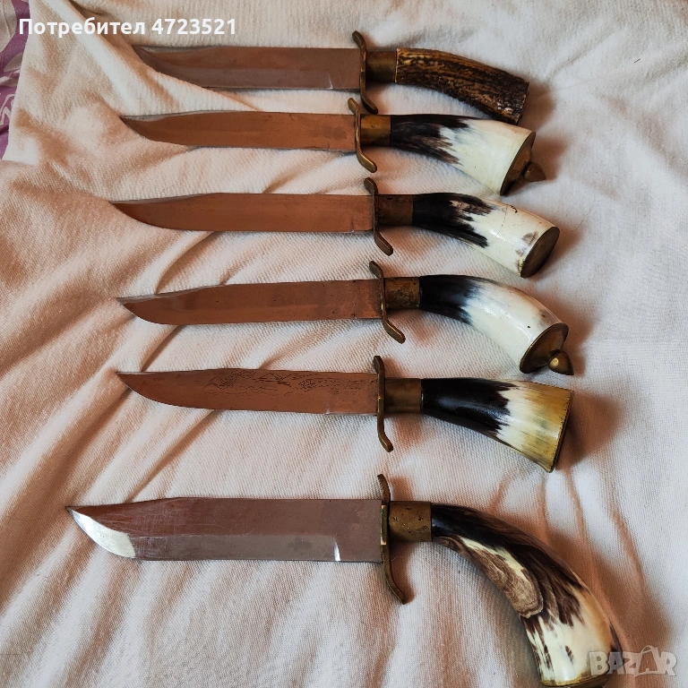 Колекция от автентични ловджийски ножове , снимка 1