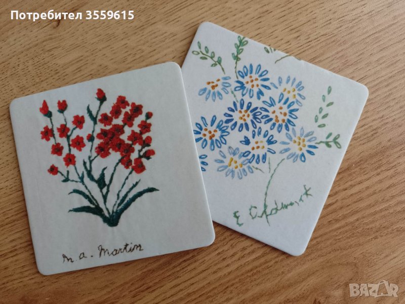 комплект подложки за чаши от Англия, снимка 1