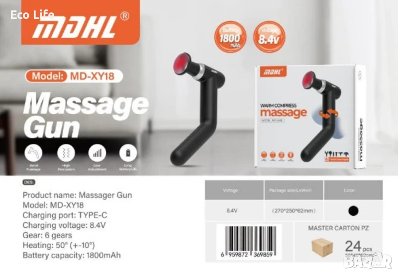 Масажиращ пистолет, снимка 1