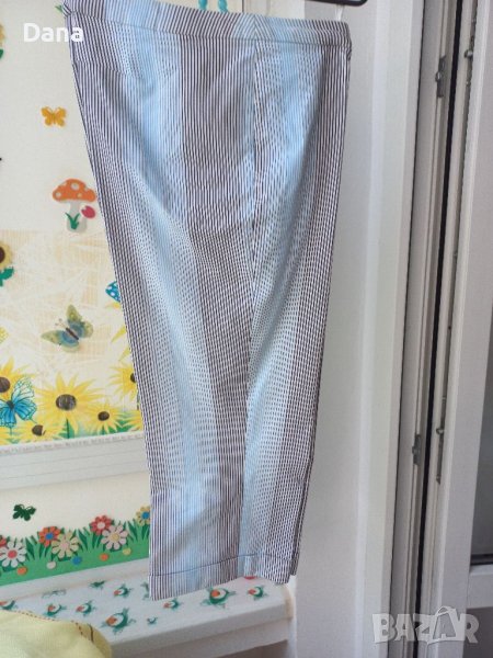 7/8 памучен плътен панталон, снимка 1