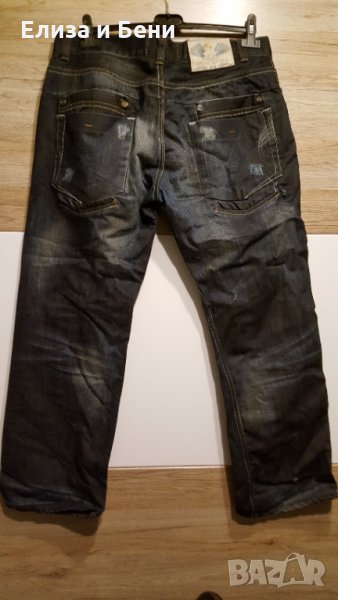 мъжки зимни дънки тъмен деним Abercrombie And Fitch, снимка 1