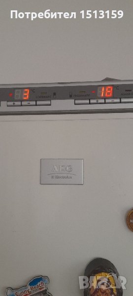 хладилник със фризер AEG, снимка 1