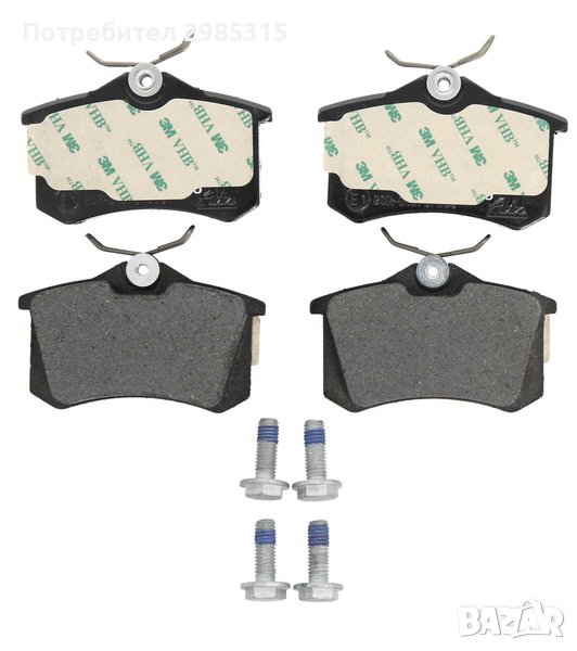 спирачни накладки ЗАДНИ, снимка 1